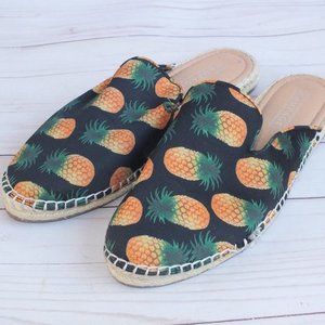 Rampage Pineapple Flats Espadrilles Size 9‎ Ettie